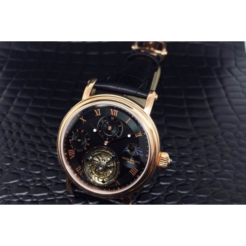 Patek Philippe Classic Tourbillon Moonphase/PR RG/LE Black