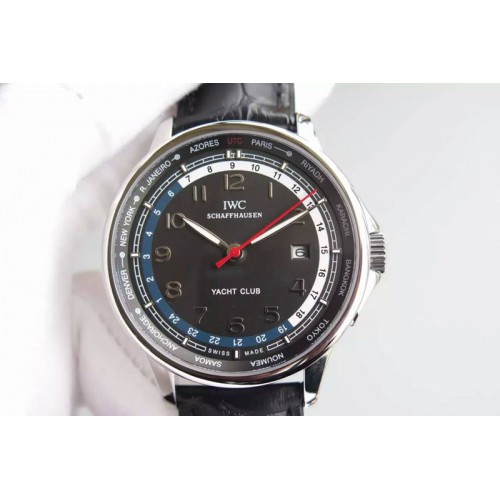 IWC Portuguese Yacht Club 41mm SS/LE Black Dial Cal.89000