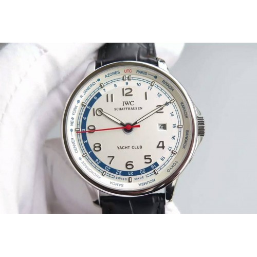 IWC Portuguese Yacht Club 41mm SS/LE White Dial Cal.89000
