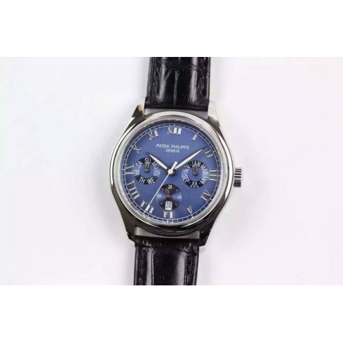 Patek Philippe Calendar 40mm SS/LE Blue Dials Cal.324