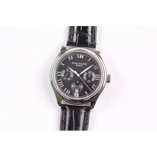 Patek Philippe Calendar 40mm SS/LE Black Dials Cal.324