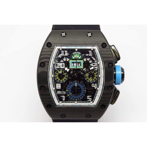 Richard Mille Dubial Limited Ed  Forged Carbon SS/RU Asian 7750