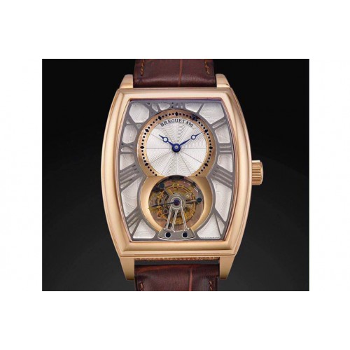 Breguet Heritage 5497 Tourbillon RG/LE Silver/RG Flying Tourbillon
