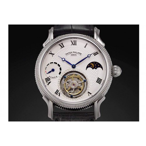 Patek Philippe Classic Tourbillon Moonphase/PR SS/LE White