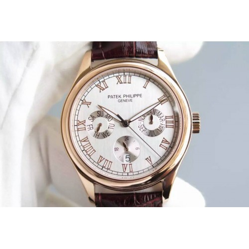 Patek Philippe Calendar 40mm RG/LE White Dials Cal.324