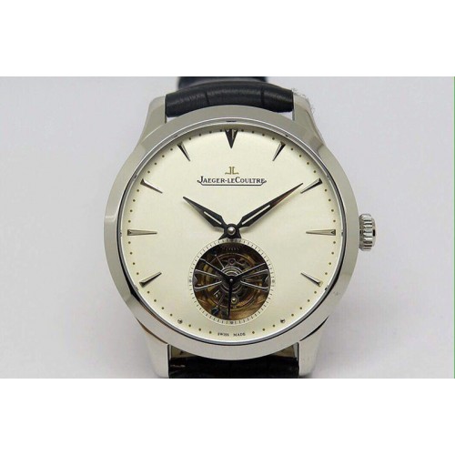 Jaeger Lecoultre Regulator Tourbillon SS White Dial