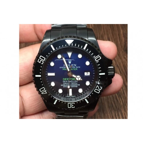 Rolex Sea-Dweller PVD DEEPSEA 116660 "D-BLUE" 1:1 Noob Best Edition A2836 V2