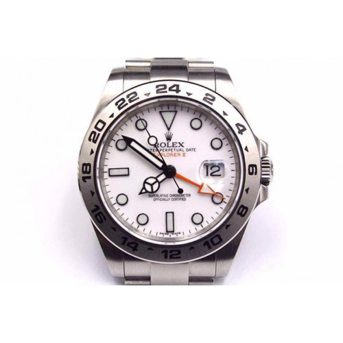 Rolex Explorer II 42mm 216570 1:1 JF Best Edition White Dial A2836