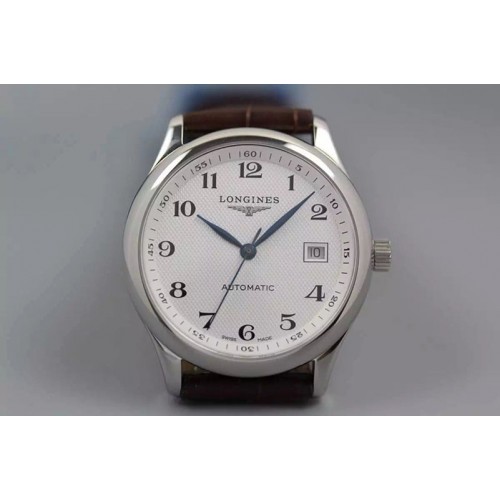 Longines Longines Masters Collection SS White Swiss Eta 2824-2 JF
