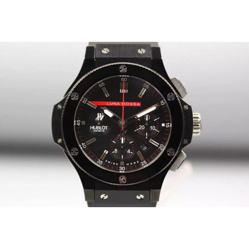 Hublot Luna Rosa Linited Ed Ceramic C/F Black A-7750