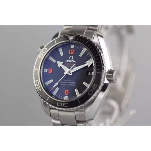 Omega Planet Ocean Professional Ceramic Bezel Orange Markers 45mm V6F Best Edition on SS Bracelet A8500