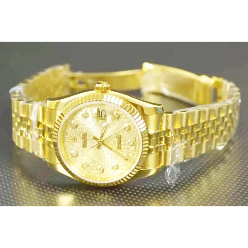 Rolex DateJust Men Jubilee Dial Yellow Gold Wrapped