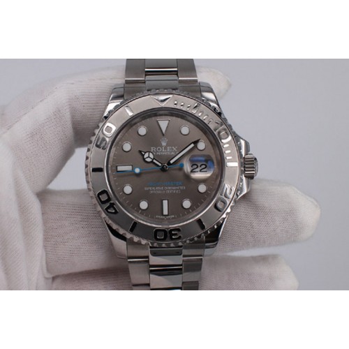 Rolex Yacht-Master 116622 BP New version Gray Dial on SS Bracelet SA3135