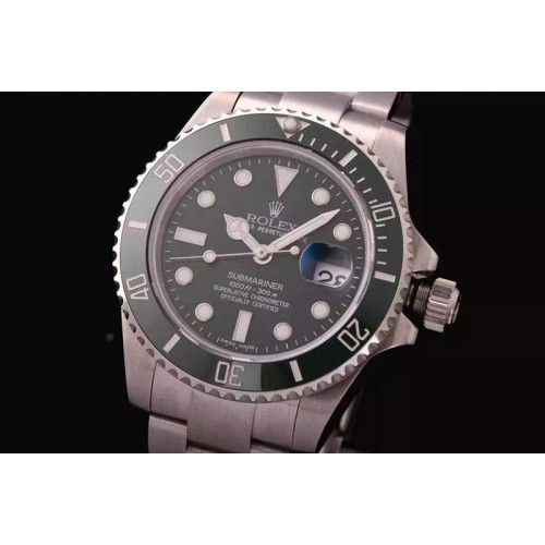 Rolex Submariner 116610 LV Green Ceramic 1:1 JF Best Edition A2836