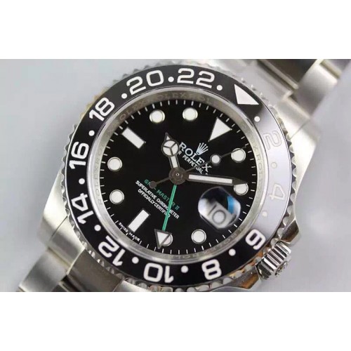 Rolex GMT-Master II 116710 LN Black Ceramic 1:1 JF Best Edition A2836
