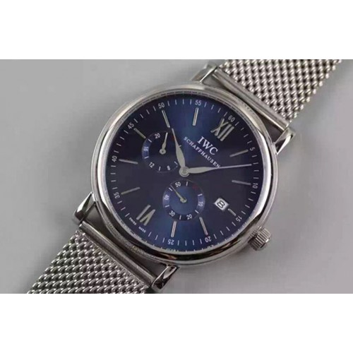 IWC Portofino Automatic SS/SS Blue Dial MIYOTA 8219