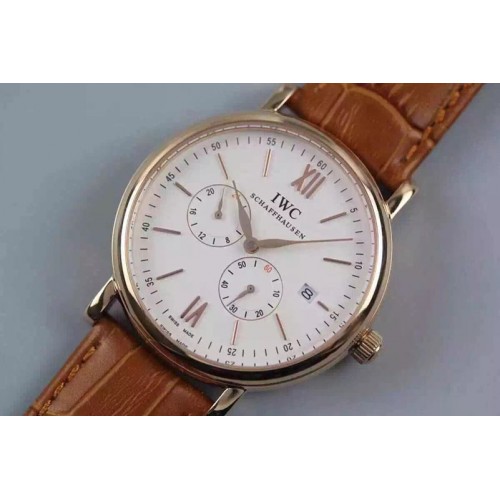 IWC Portofino Automatic RG/LE White Dial MIYOTA 8219