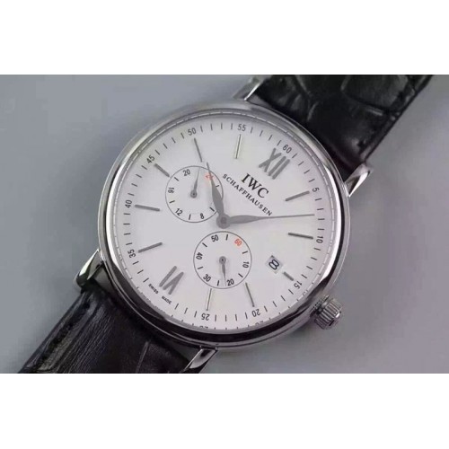 IWC Portofino Automatic SS/LE White Dial MIYOTA 8219