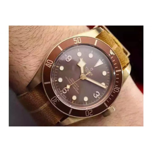 Tudor Heritage Black Bay Bronzo ZF Best Edition on ASSO Brown Leather A2824
