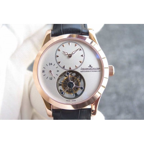 Jaeger-LeCoultre Tourbillon RG/LE 42mm White Dial Flying Tourbillon