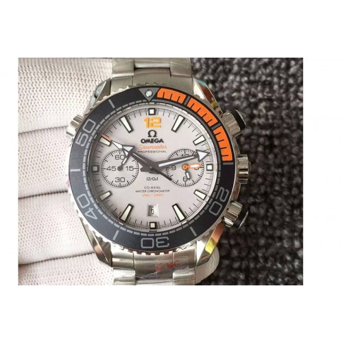 Omega Seamaster SS/SS Ceramic Bezel Grey Dial A9900