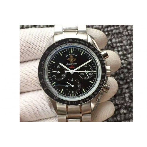 Omega Speedmaster Professional Moonwatch SS/SS Black Dail Handwind 7750