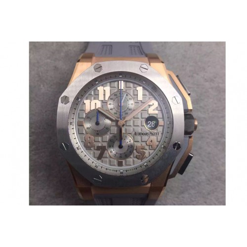 Audemars Piguet Royal Oak Offshore LeBron James Cermet Bezel JF Best Edition on Rubber Strap A3126 (Free Leather Strap)