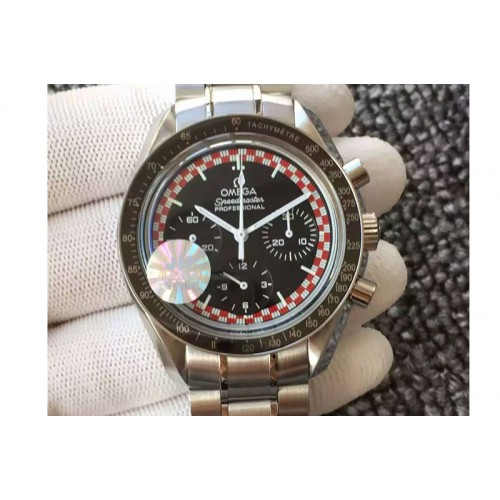 Omega Speedmaster JH SS 'Work on the Moon' Black dial on SS Bracelet