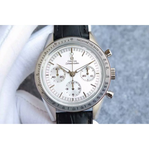 Omega Speedmaster SS/LE White Dial A7750