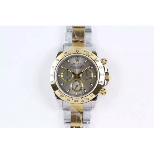 Rolex Daytona 116523 Grey Dial JF YG/SS A7750