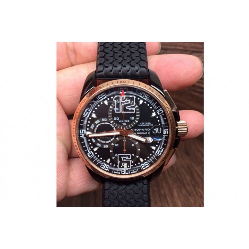 Chopard Mile Milgia Chronograph PVD Black Dial