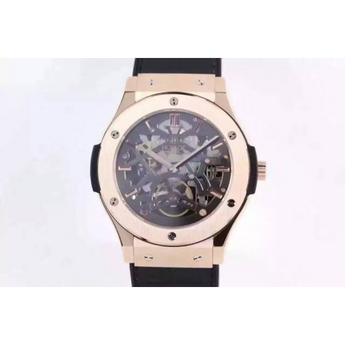 Hublot Classic Fusion 45mm TOURBILLONBLACK RG TF Best Edition SKELETON FLYING TOURBILLION Hublot Classic Fusion 45mm TOURBILLONBLACK RG TF Best Edition SKELETON FLYING TOURBILLION
