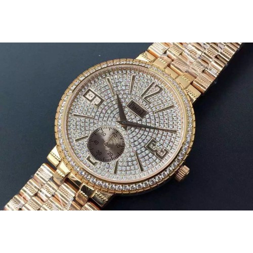 Piaget 41mm RG/RG Full Diamond A2824