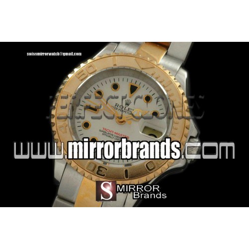 Luxury Rolex Yachtmaster  TT White Dial Swiss Eta 2671-2