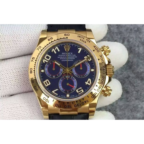 Rolex Cosmograph Daytona YG/LE Blue Dail A4130