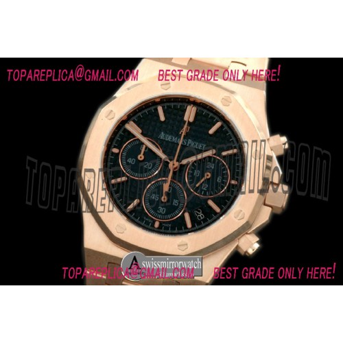Audemars Piguet Royal Oak Chrono RG/RG Black Jap OS20