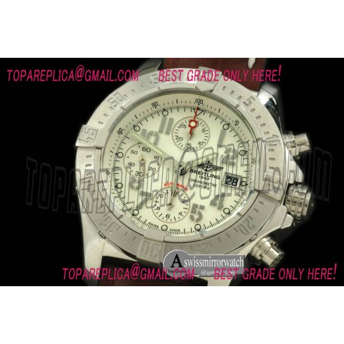 Breitling 2010 Avenger Chrono SS/LE White A-7750