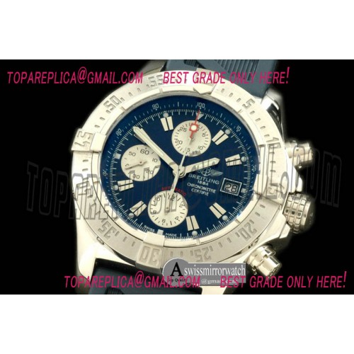 Breitling 2011 Avenger Chrono SS/RU Blue A-7750