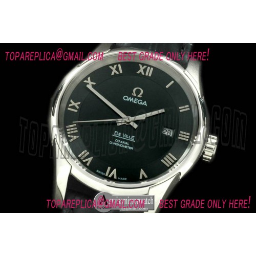 Omega Deville Co Axial Auto SS/LE Black Asian 2824