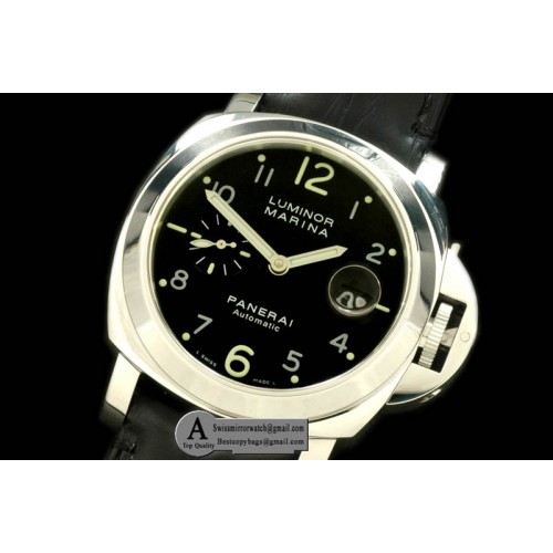 Panerai Pam 301K SS/Leather Black A7750