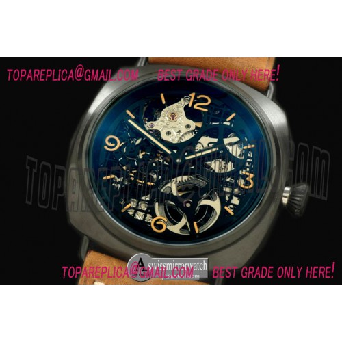 Panerai Pam 350 Skeleton Tourbillon PVD/LE Skeleton 6497 HW