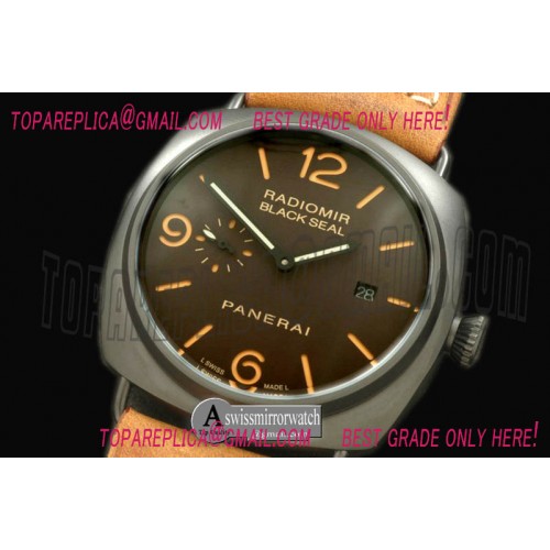 Panerai Pam 505 3 Days GMT PVD/LE Brown SG-25J Auto