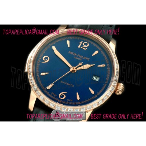 Patek Philippe Calastrava Automatic RG/LE Blue Num Asian 2824