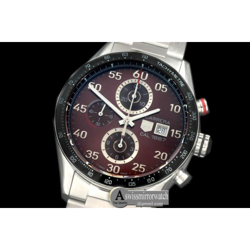 Tag Heuer Carrera 1887 Date Chrono SS/SS Brown A-7750