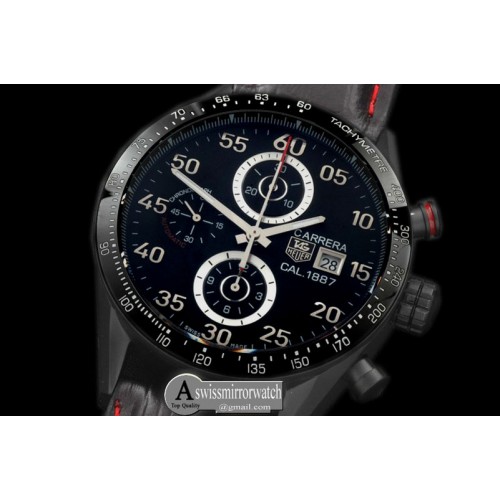 Tag Heuer Carrera 1887 Date Chrono PVD/LE Black A-7750