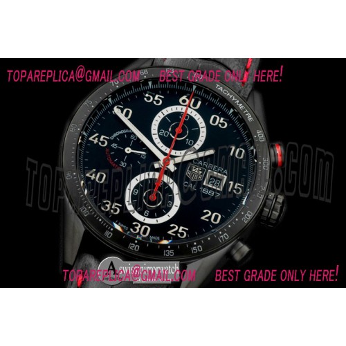 Tag Heuer Carrera 1887 Date Chrono PVD/LE Black A-7750