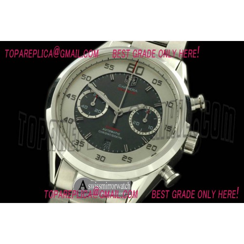 Tag Heuer Carrera 1887 Chrono SS/SS White/Grey A-7750