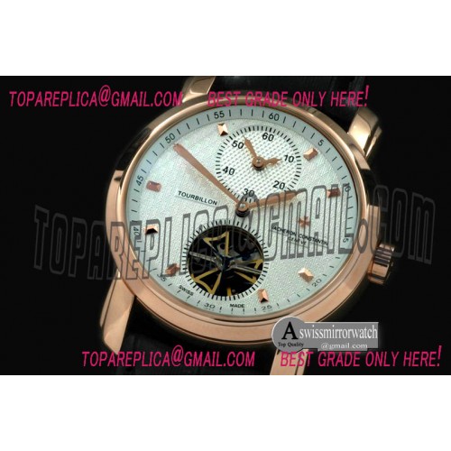 Vacheron Constantin Matle Tourbillon Duo Time RG/LE White Asian Auto 2813
