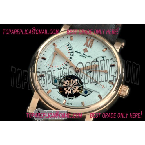 Vacheron Constantin Matle Tourbillon Calender RG/LE White Asian Auto 2813