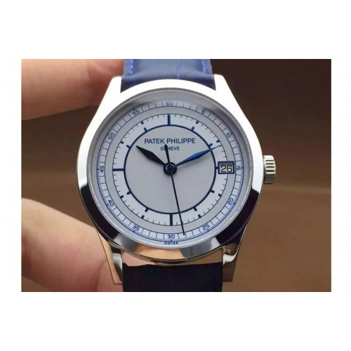 Patek Philippe 5296 Calastrava SS/Blue LE White A324 Patek Philippe 5296 Calastrava SS/Blue LE White A324